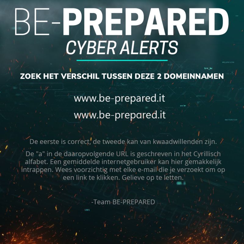 BE-PREPARED